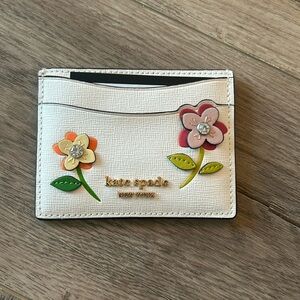 Kate Spade flower card wallet